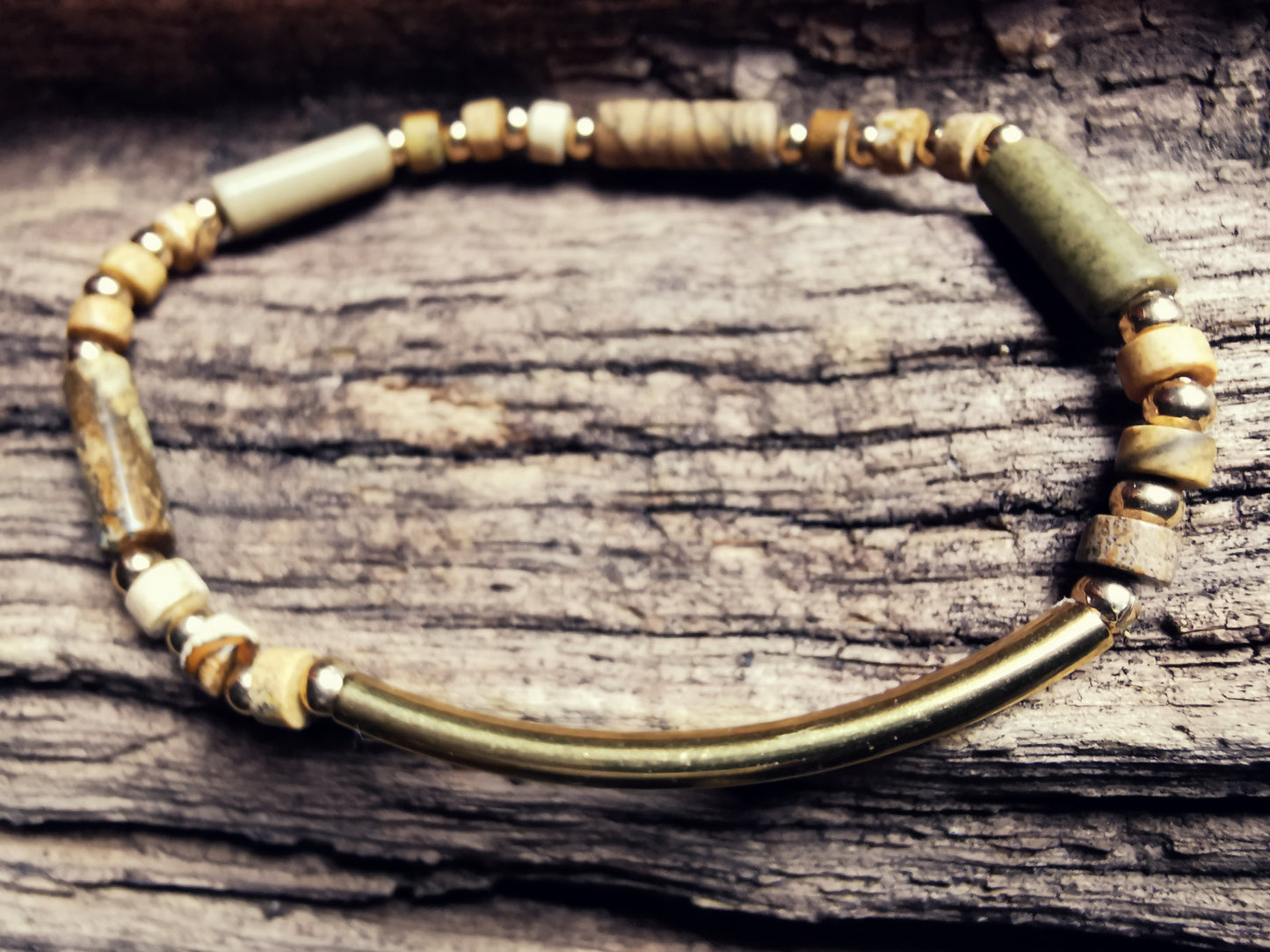 Picture Jasper Bracelet - Stability, Presence & Inner Strength