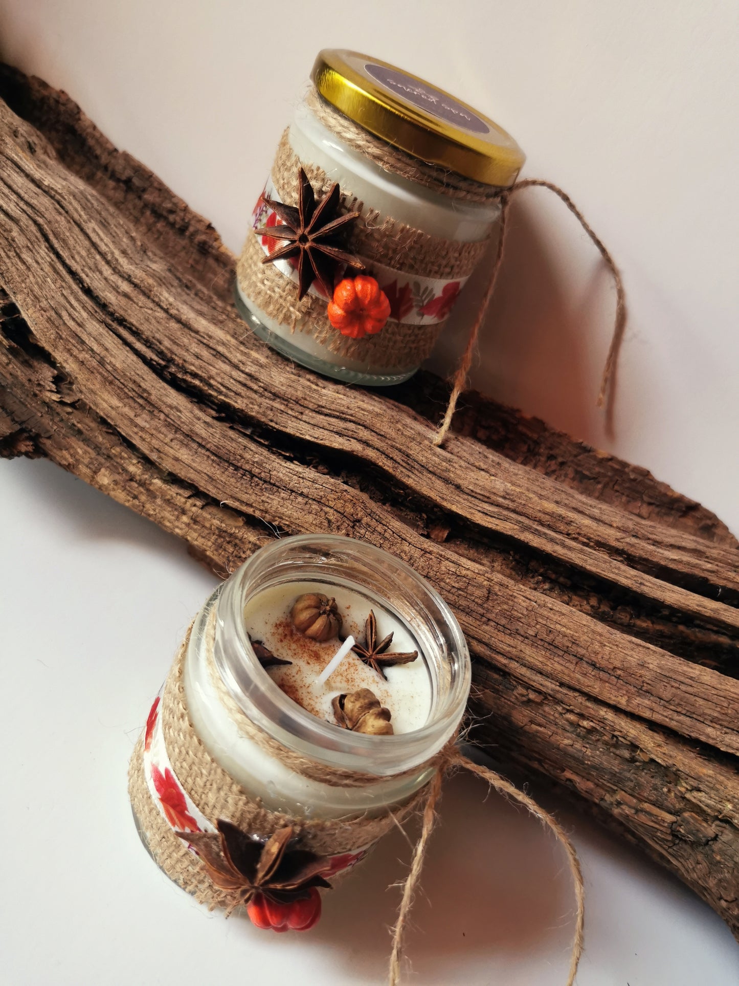 Pumpkin Spice Rustic Candle