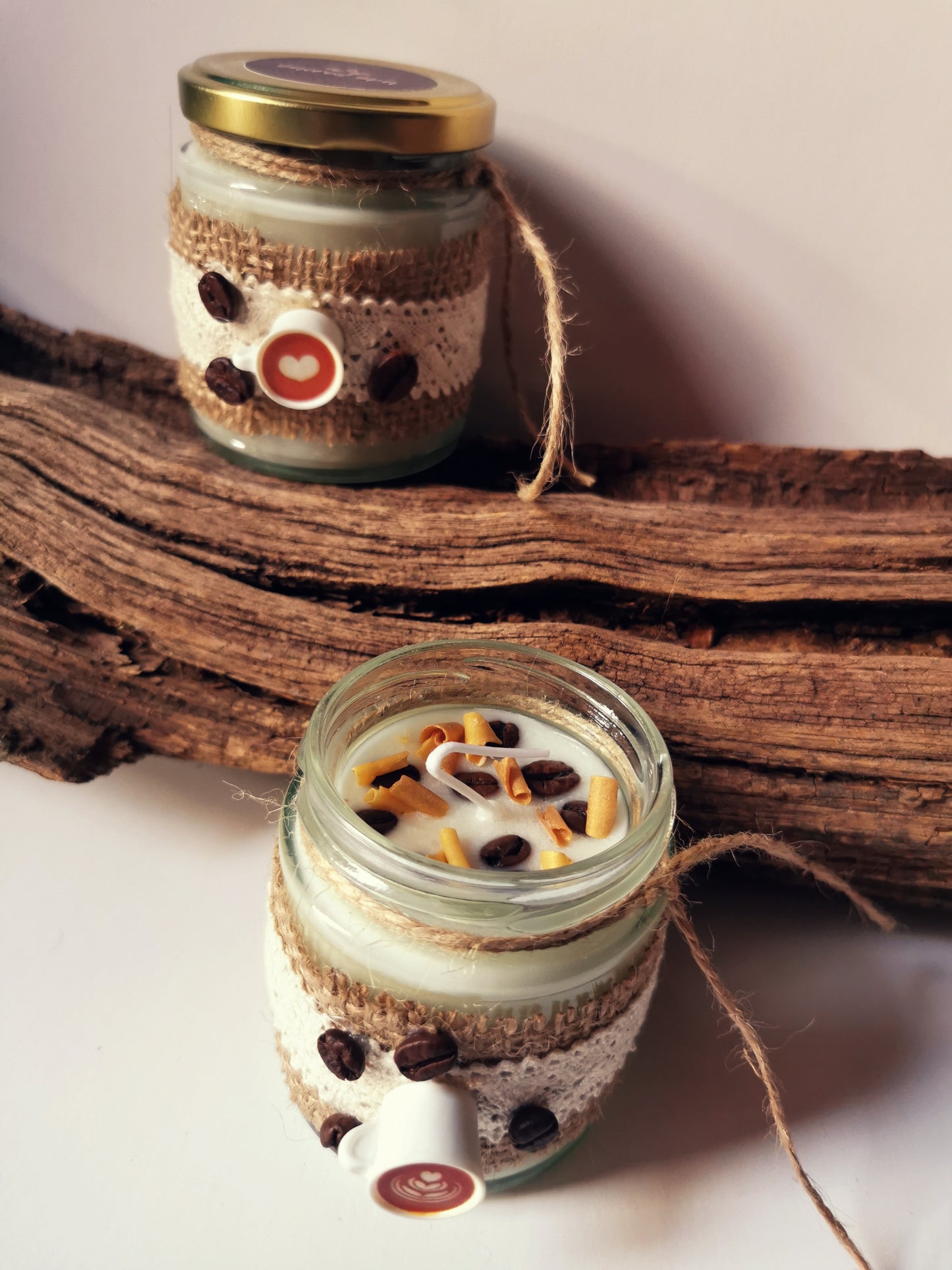 Carmel Latte Rustic Candle
