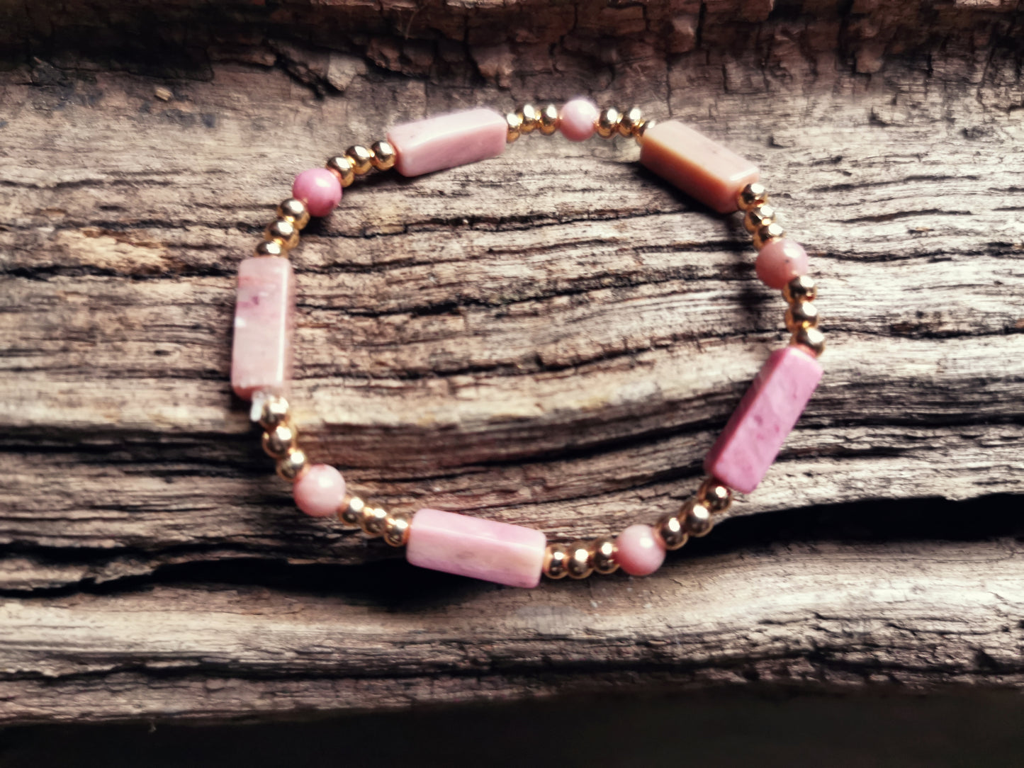 Rhodonite Bracelet - Compassion, Balance & Emotional Strength