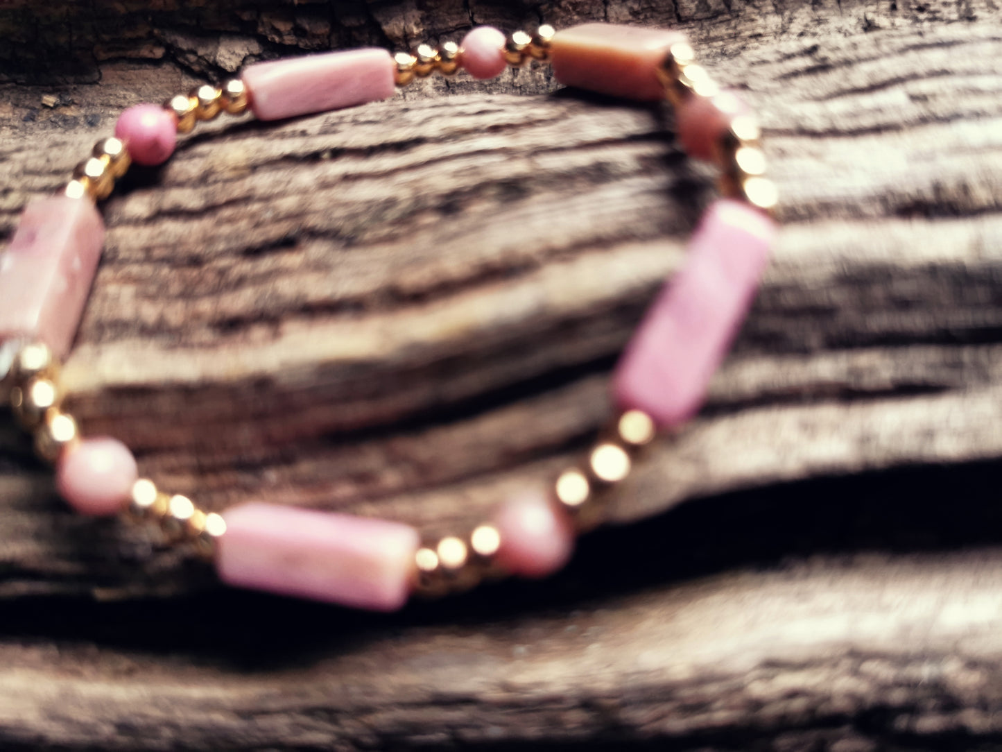 Rhodonite Bracelet - Compassion, Balance & Emotional Strength