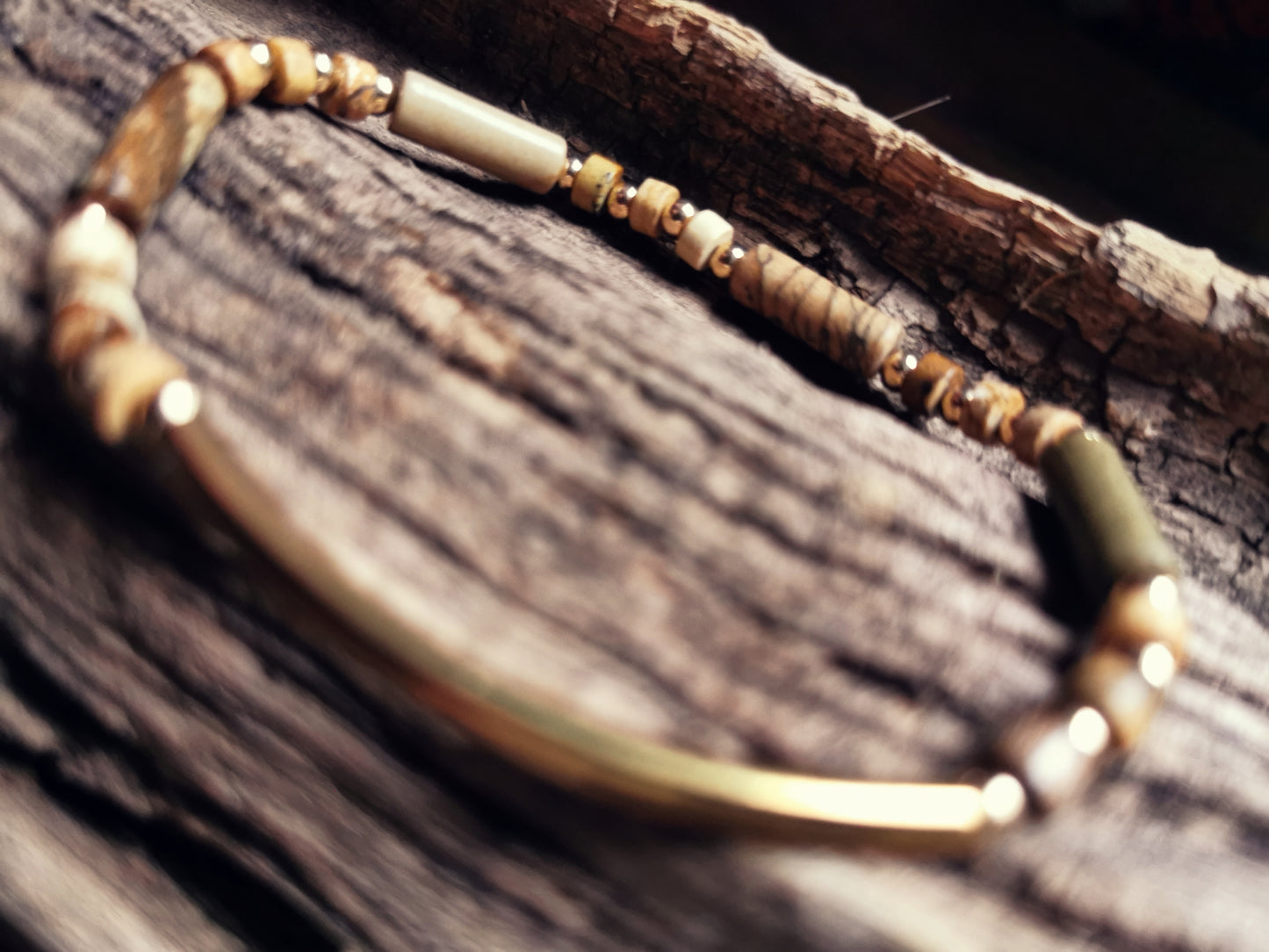 Picture Jasper Bracelet - Stability, Presence & Inner Strength