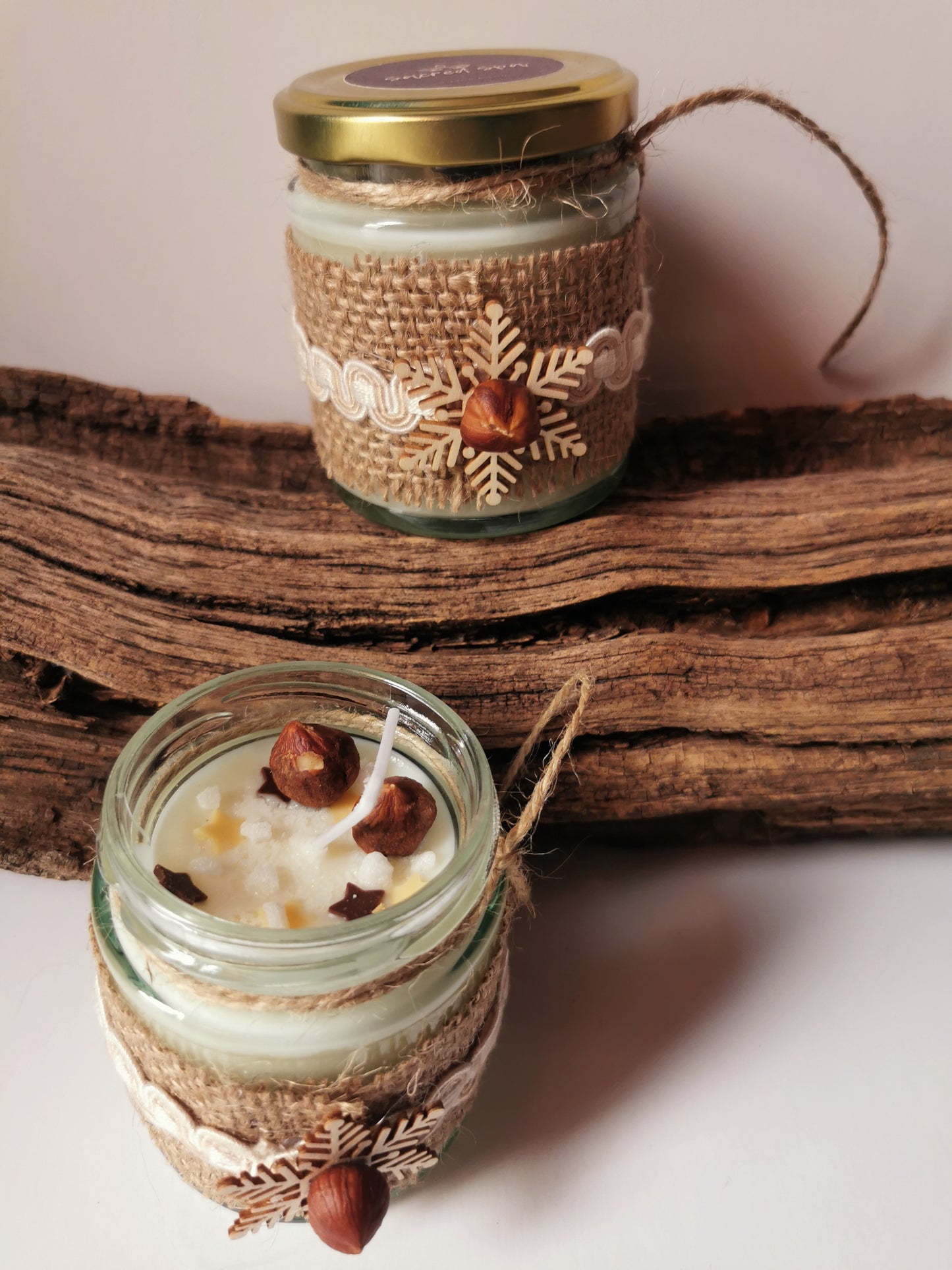 Vanilla Hazelnut Rustic Candle