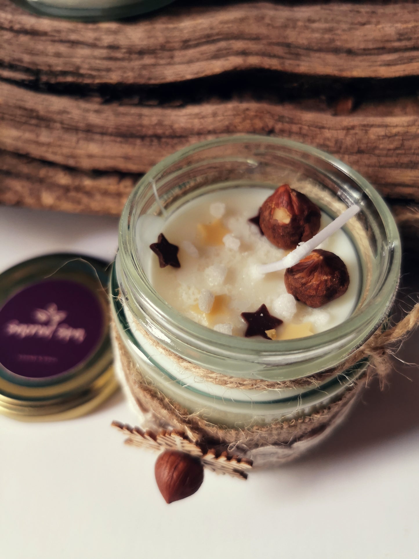 Vanilla Hazelnut Rustic Candle