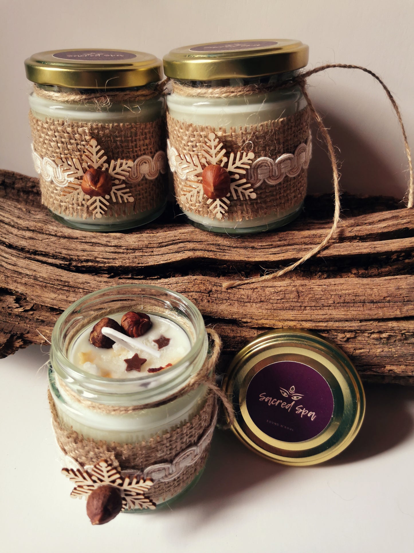 Vanilla Hazelnut Rustic Candle