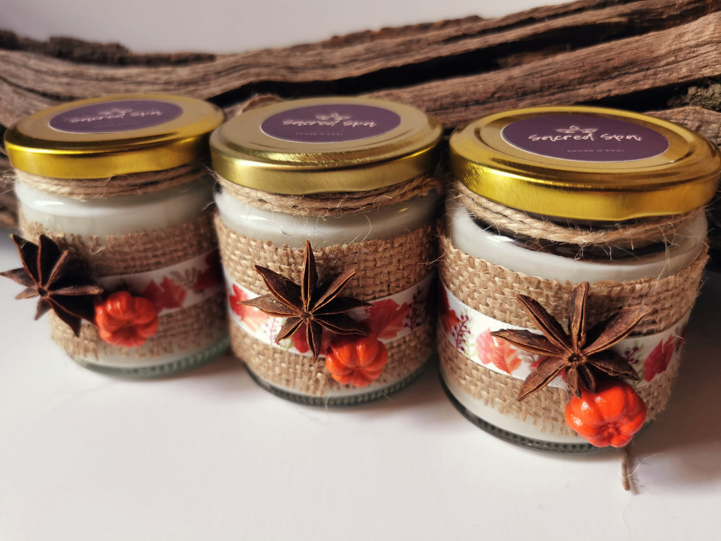 Pumpkin Spice Rustic Candle