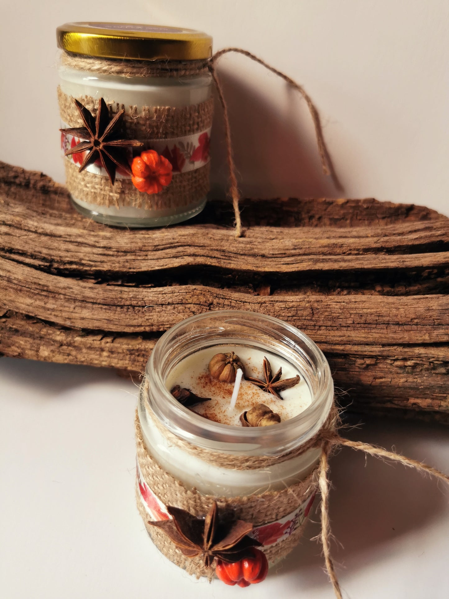 Pumpkin Spice Rustic Candle