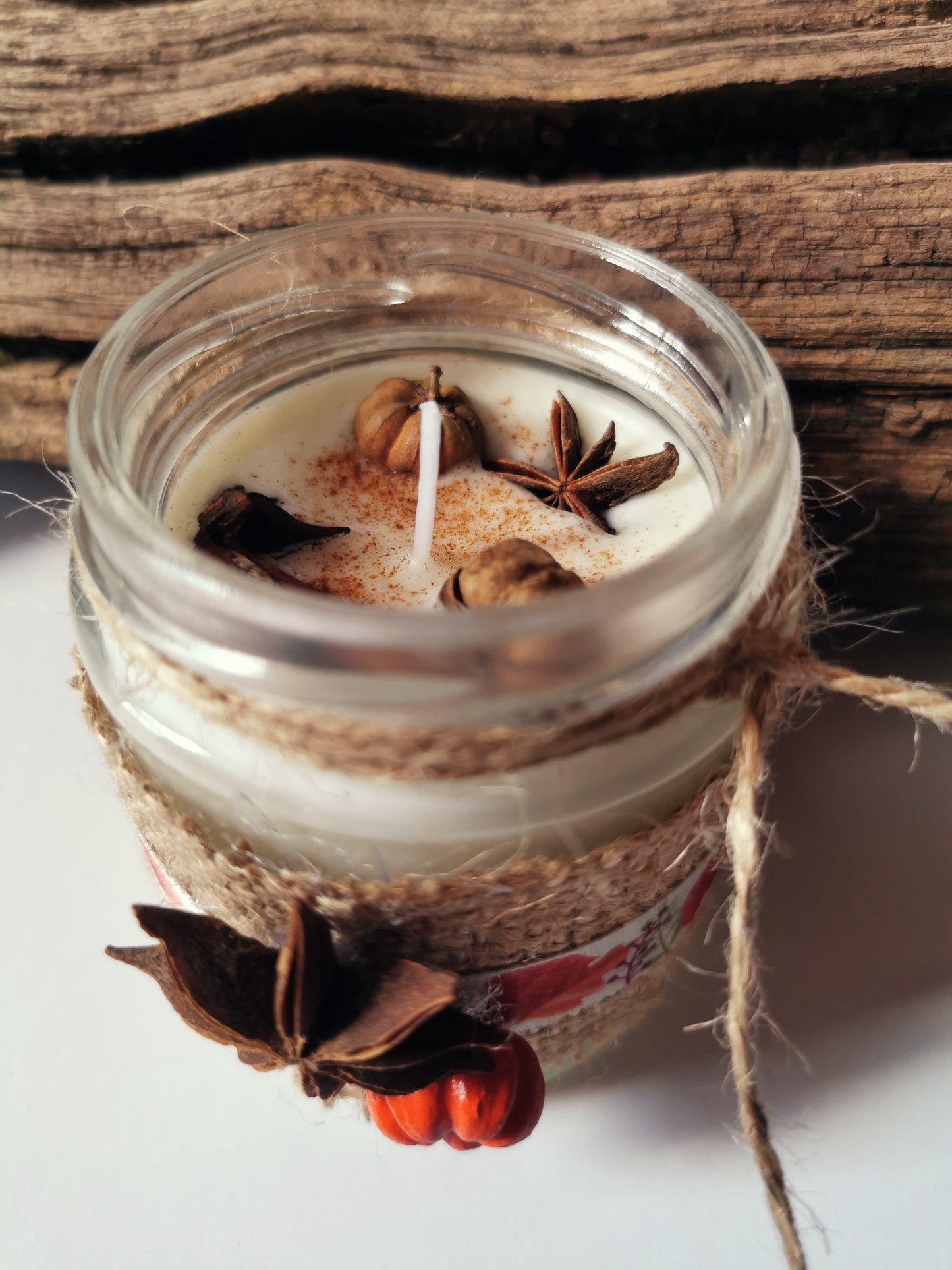 Pumpkin Spice Rustic Candle
