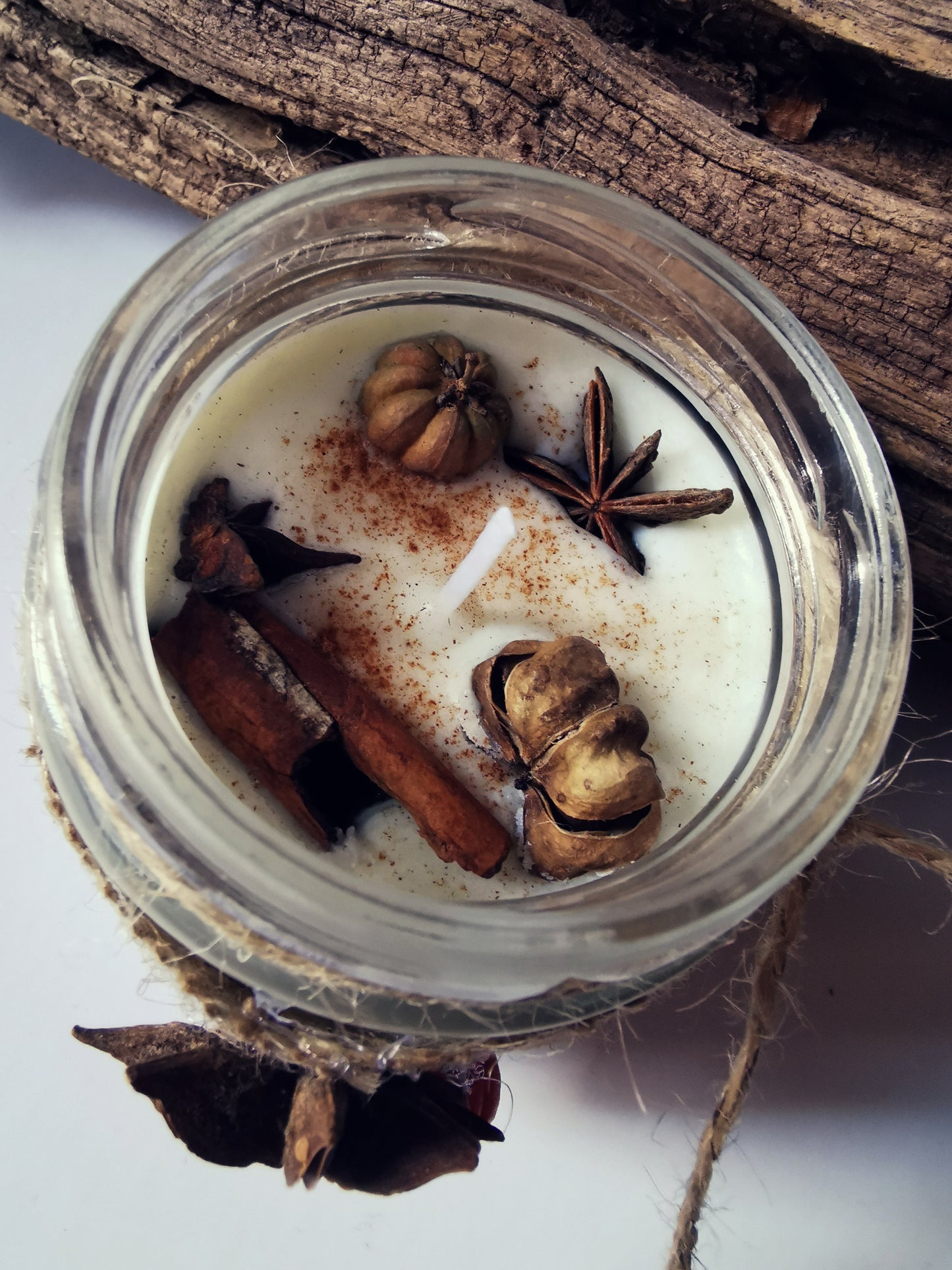 Pumpkin Spice Rustic Candle