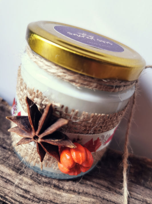 Pumpkin Spice Rustic Candle