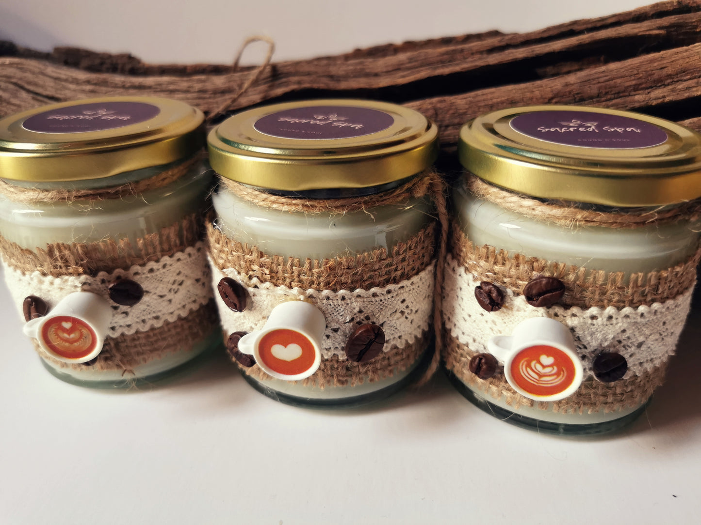 Carmel Latte Rustic Candle