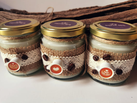 Carmel Latte Rustic Candle