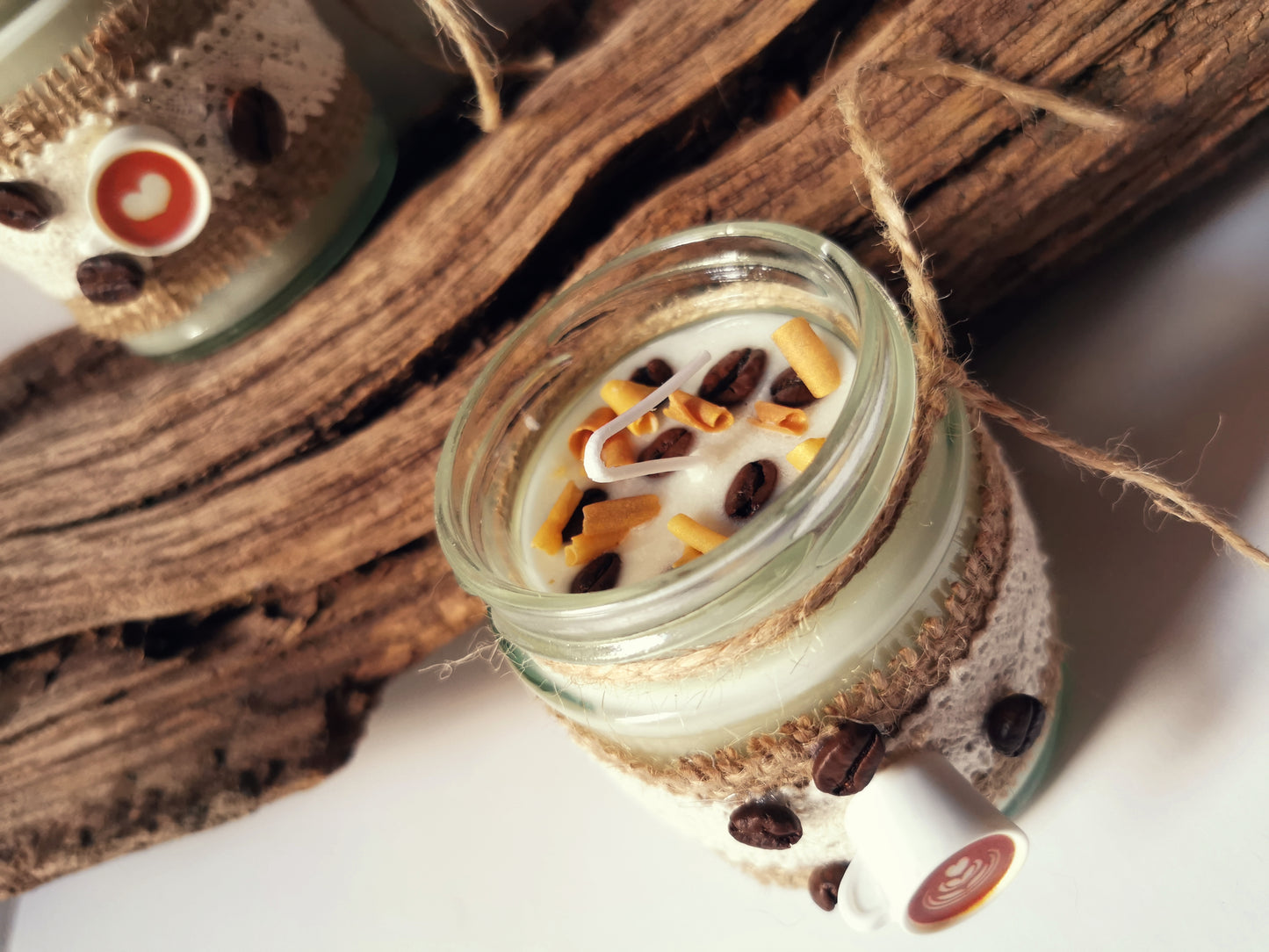 Carmel Latte Rustic Candle