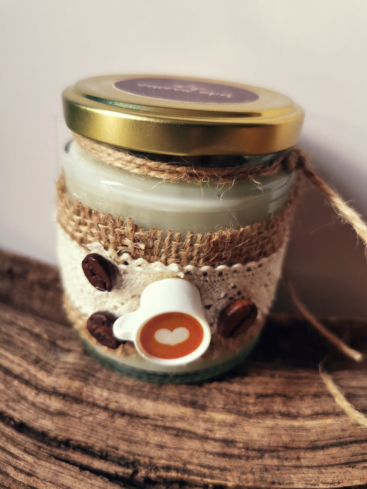Carmel Latte Rustic Candle