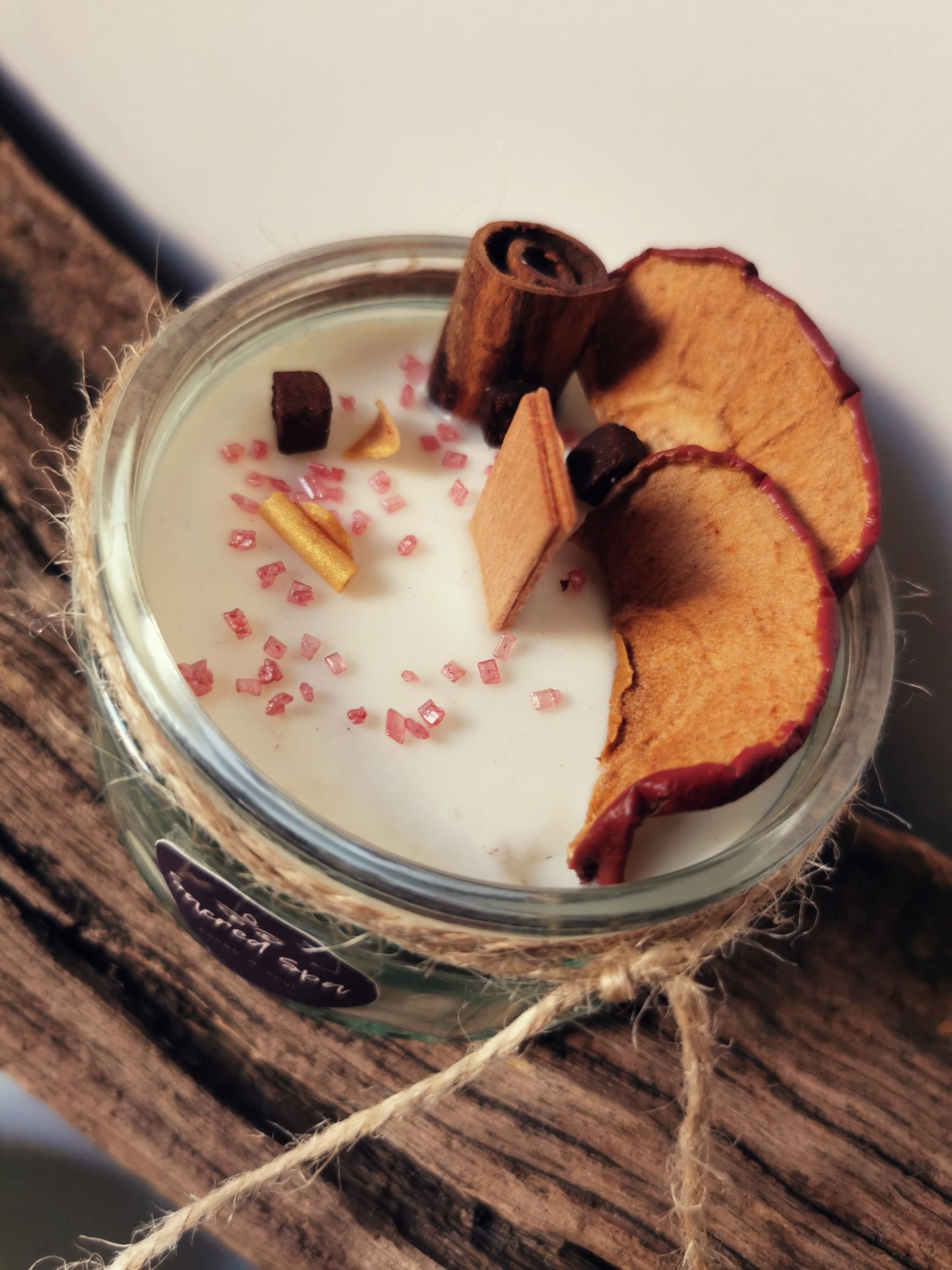 Baked Apple Rustic Candle- SMALL