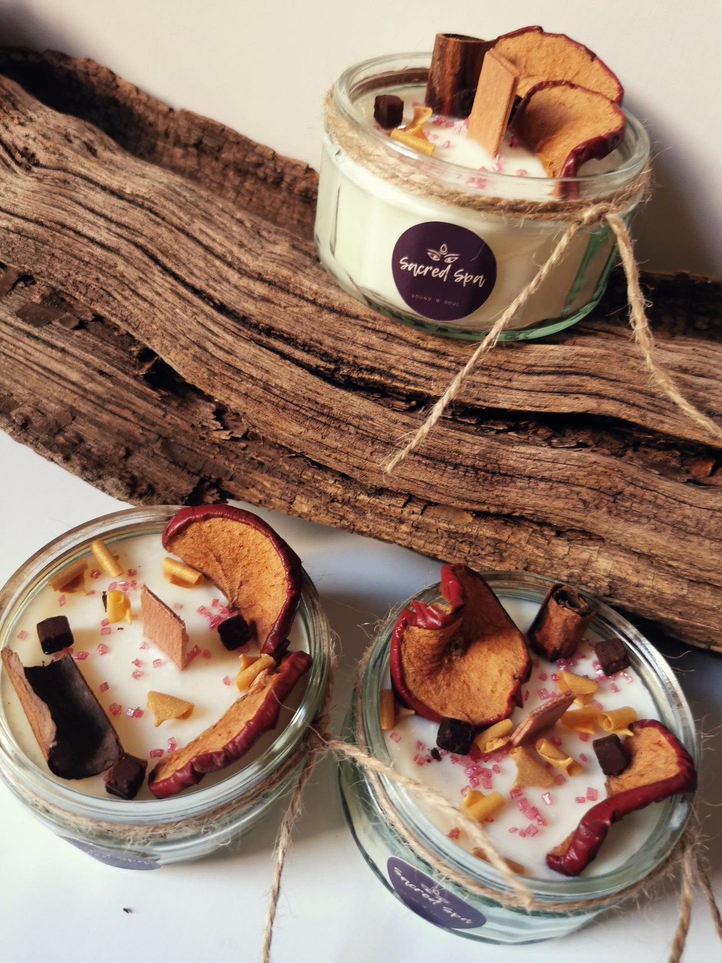 Baked Apple Rustic Candle- SMALL