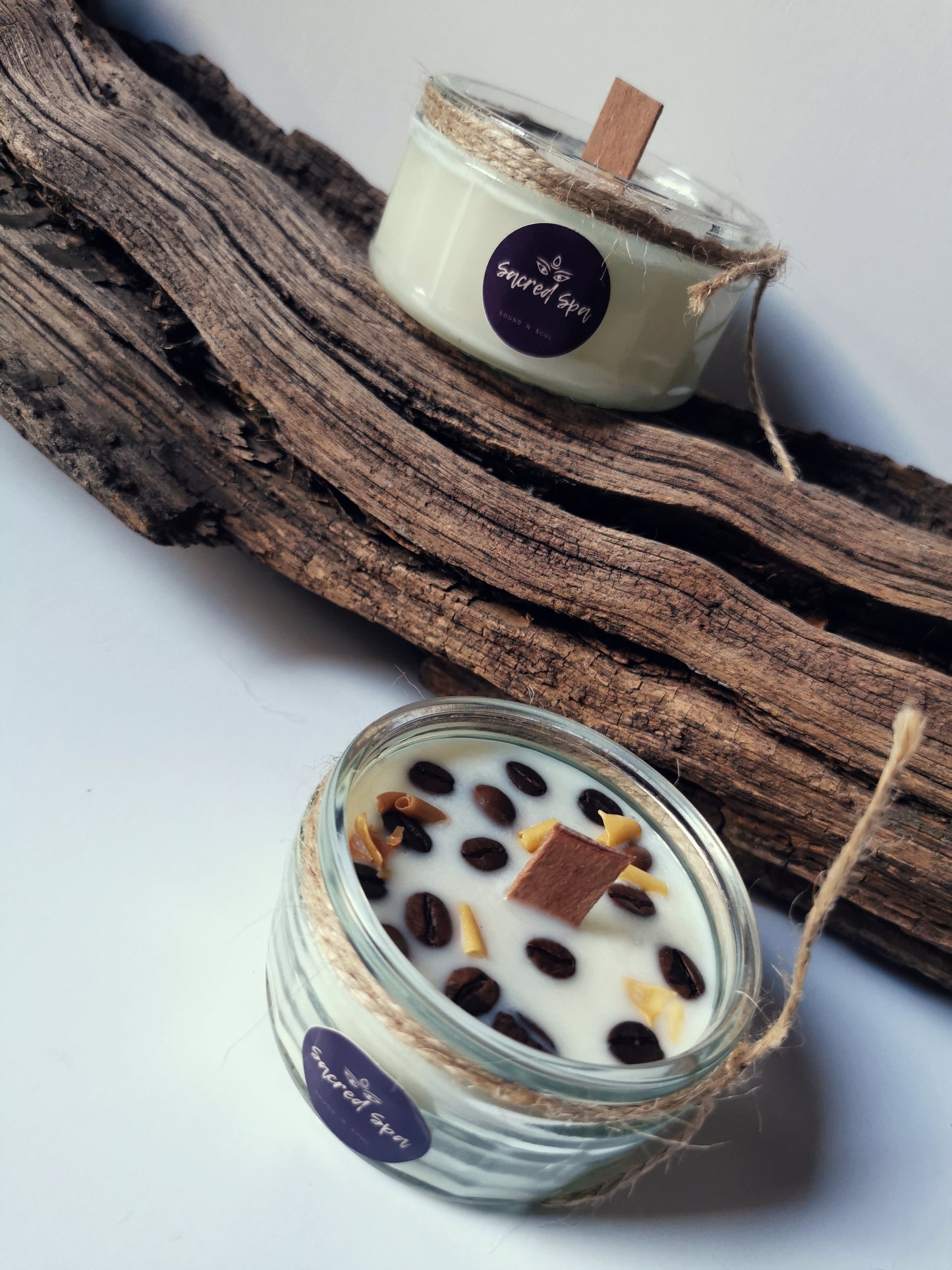 Carmel Latte Rustic Candle- SMALL